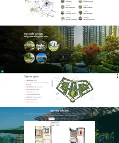 Mẫu Website Bất động sản 02