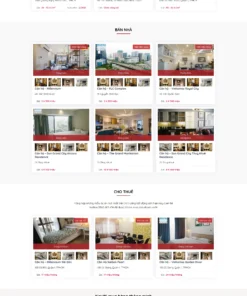 Mẫu Website Bất động sản 10