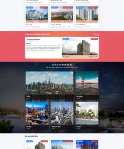 Mẫu Website Bất động sản 13