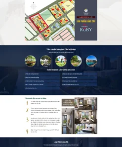 Mẫu Website Bất động sản 14