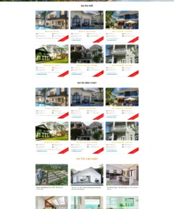 Mẫu Website Bất động sản 17