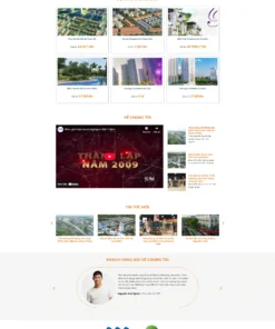 Mẫu Website Bất động sản 18